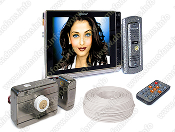 Комплект видеодомофона с электромеханическим замком Eplutus EP-2291 + Anxing Lock Control